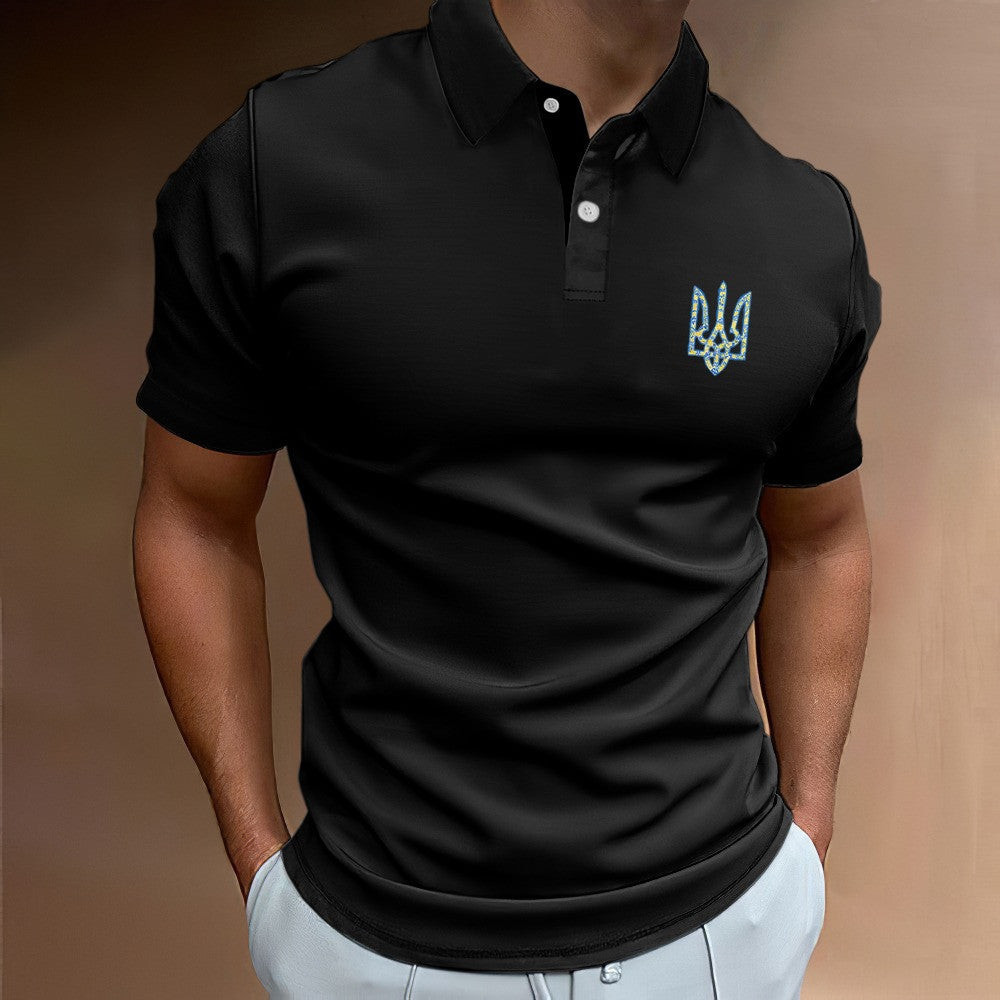 Camo Ukrainian Trident Symbol Zelensky Polo Shirt Ukraine Shirt Gifs For Husband Camo Ukrainian Trident Symbol Zelensky Polo Shirt Ukraine Shirt Gifs For Husband