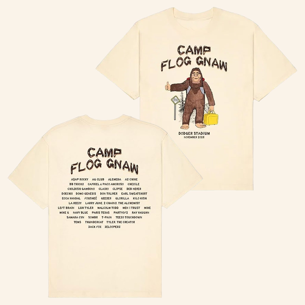 Camp Flog Gnaw Merch Camp Flog Gnaw Sasquatch Shirt Christmas Gift Ideas For Brother