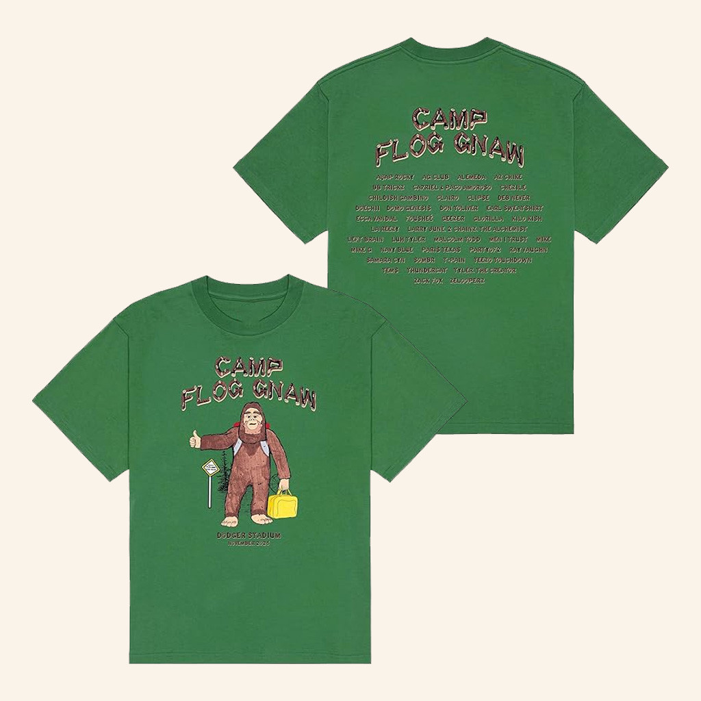 Camp Flog Gnaw Merch Camp Flog Gnaw Sasquatch Shirt Xmas Gifts For Him