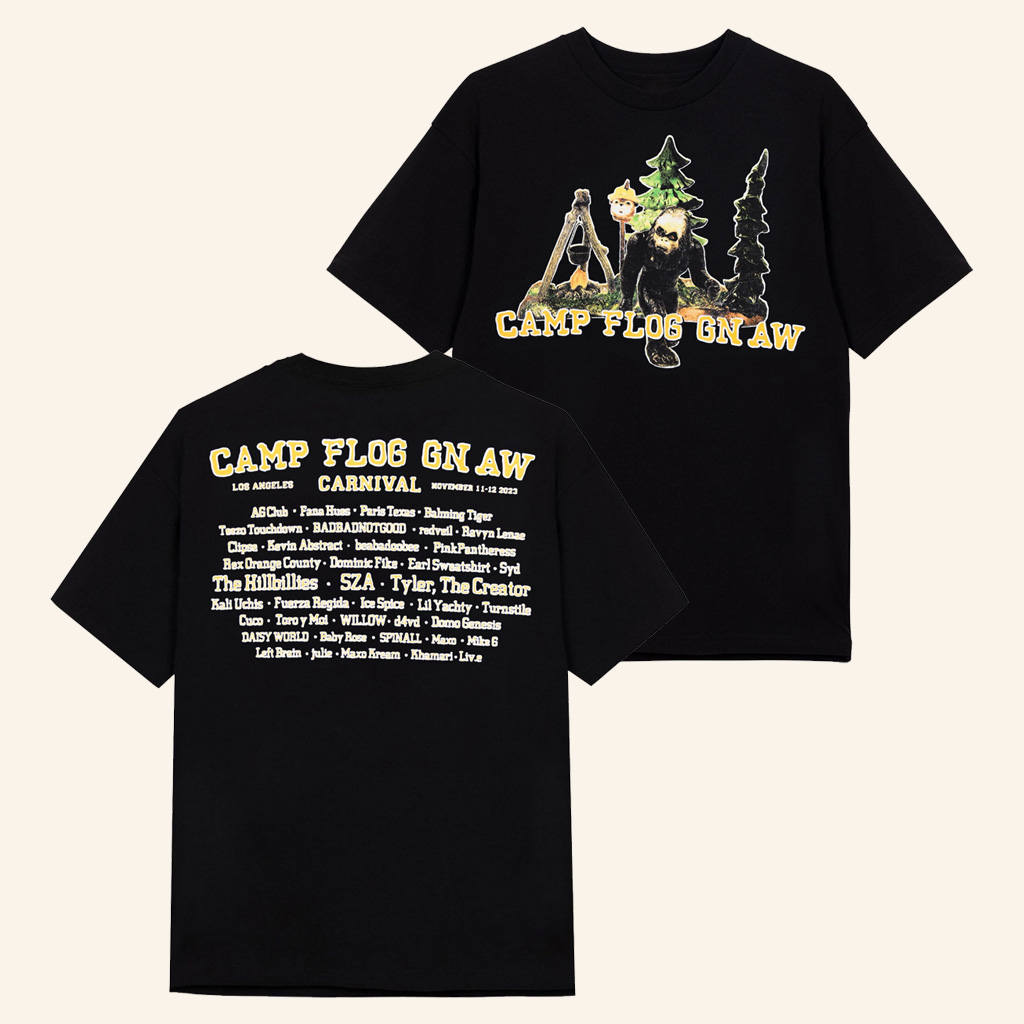 Camp Flog Gnaw Merch CFG Sasquatch T-Shirt Christmas Gifts For Dad