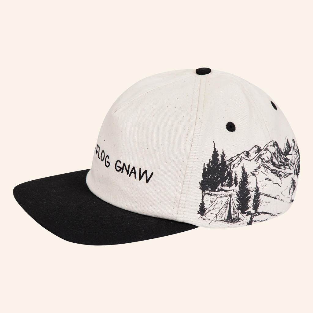 Camp Flog Gnaw Merch Mountain Snapback Hat Embroidered Matt McCormick Hat Gifts For Dad