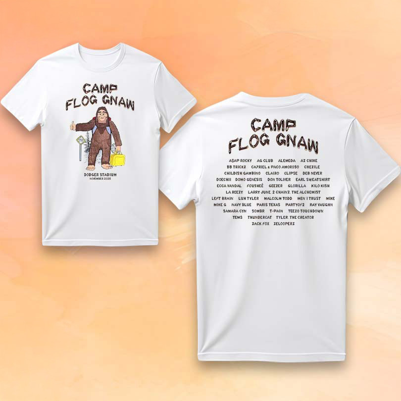 Camp Flog Gnaw Merch Sasquatch Lineup T-Shirt Presents For Music Lovers Camp Flog Gnaw Merch Sasquatch Lineup T-Shirt Presents For Music Lovers