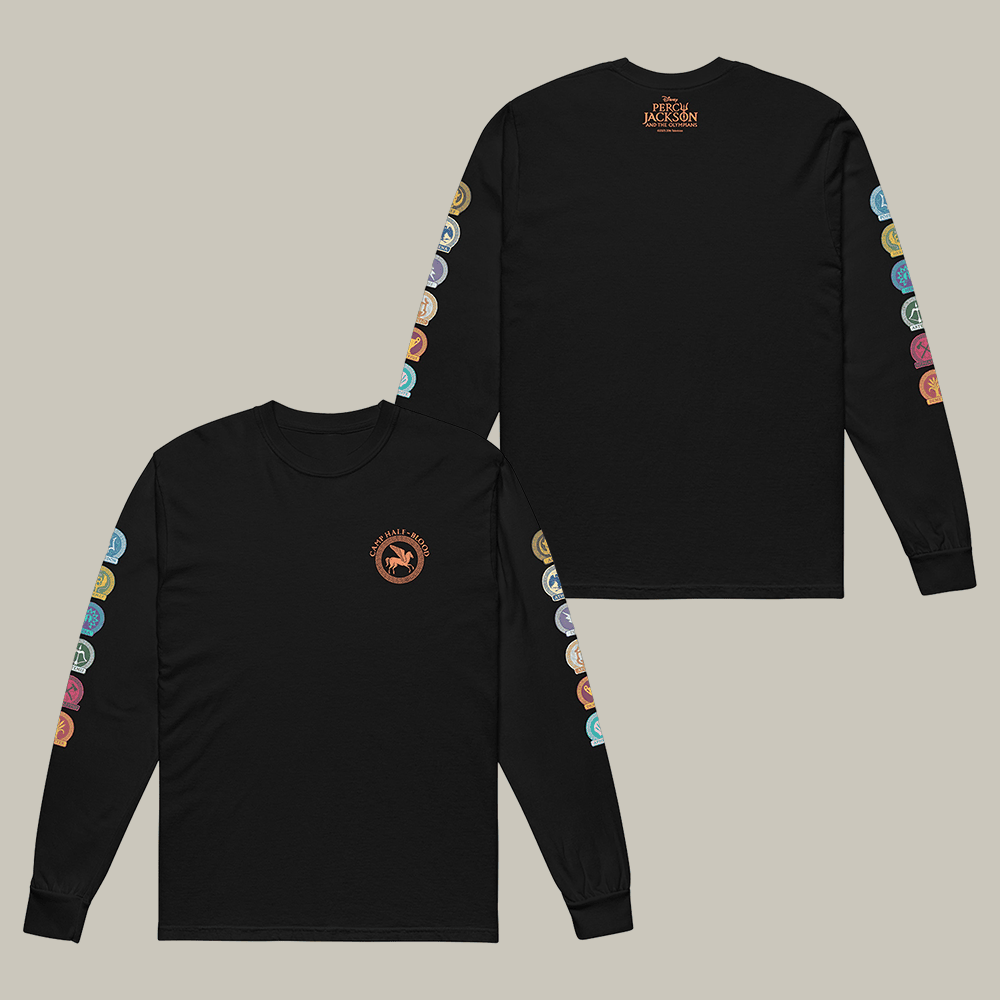 Camp Half Blood Cabins Long Sleeve Shirt Percy Jackson And The Olympians Merch Gift For Fans