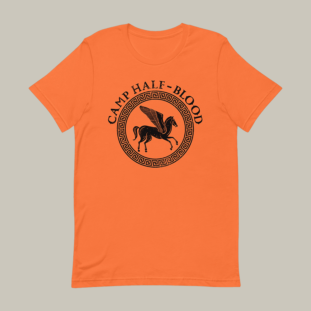 Camp Half Blood Percy Jackson T-Shirt Greek Mythology Percy Jackson Clothes Gift For Boyfriend