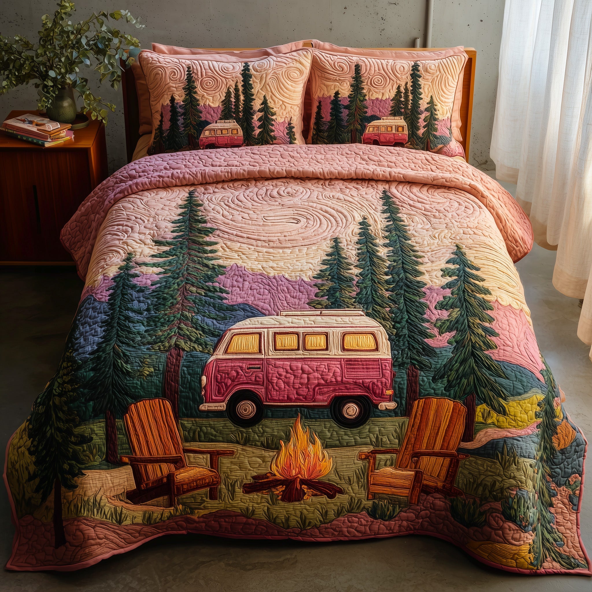Camp Life Quilted Bedding Set Holiday Gift