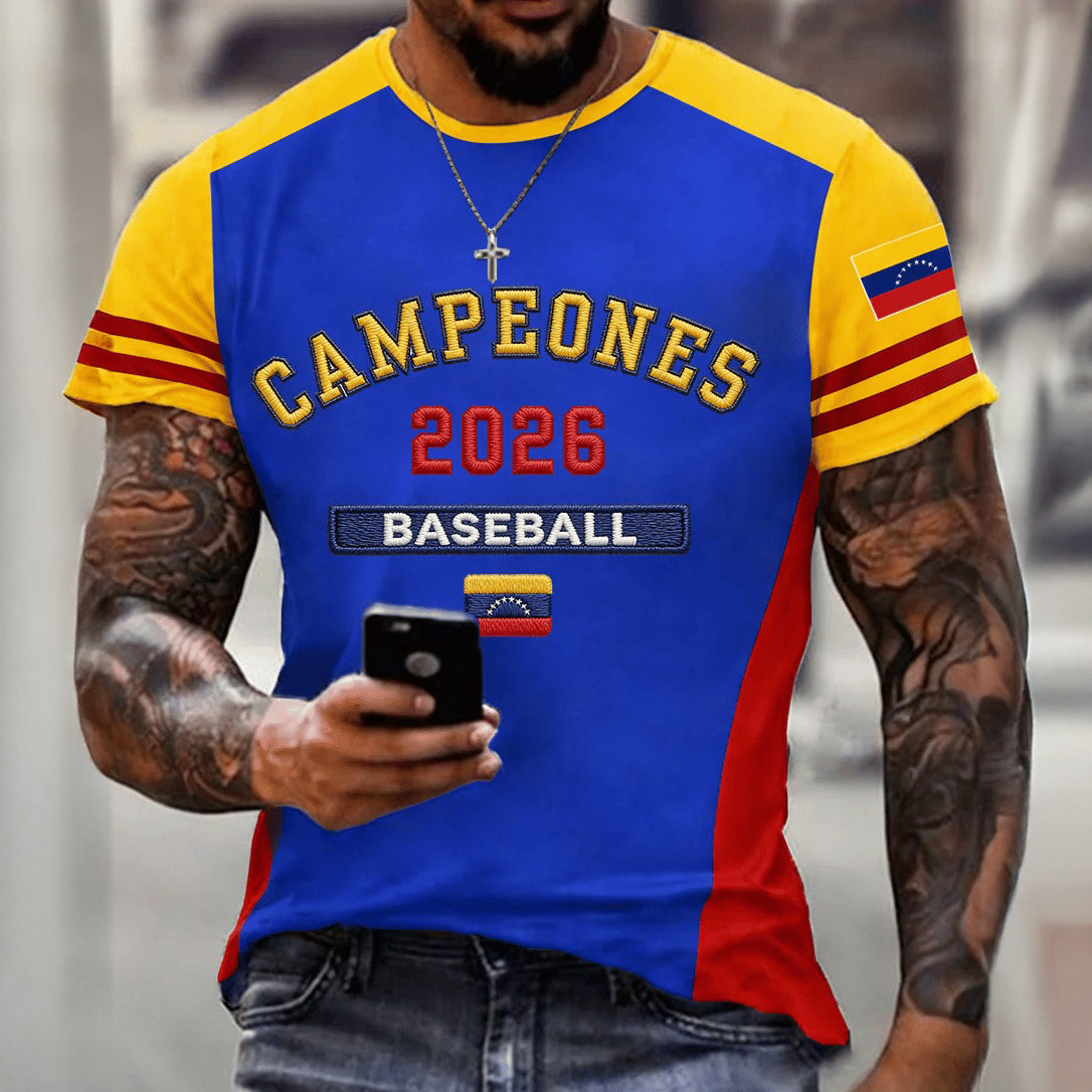 Campeones 2026 T-Shirt Venezuela Baseball Pride Shirt Game Day Gift For Huge Fans