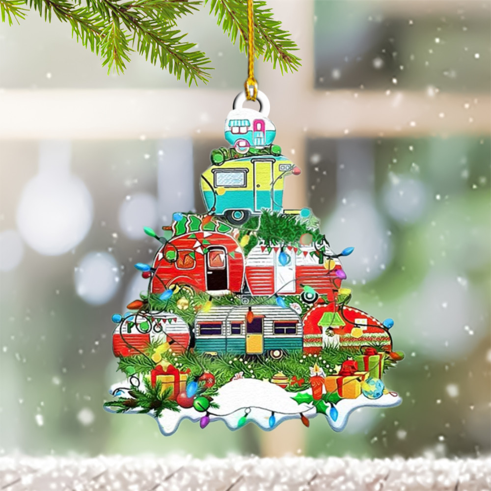 Camper Christmas Ornament Camping Themed Christmas Ornaments 2024