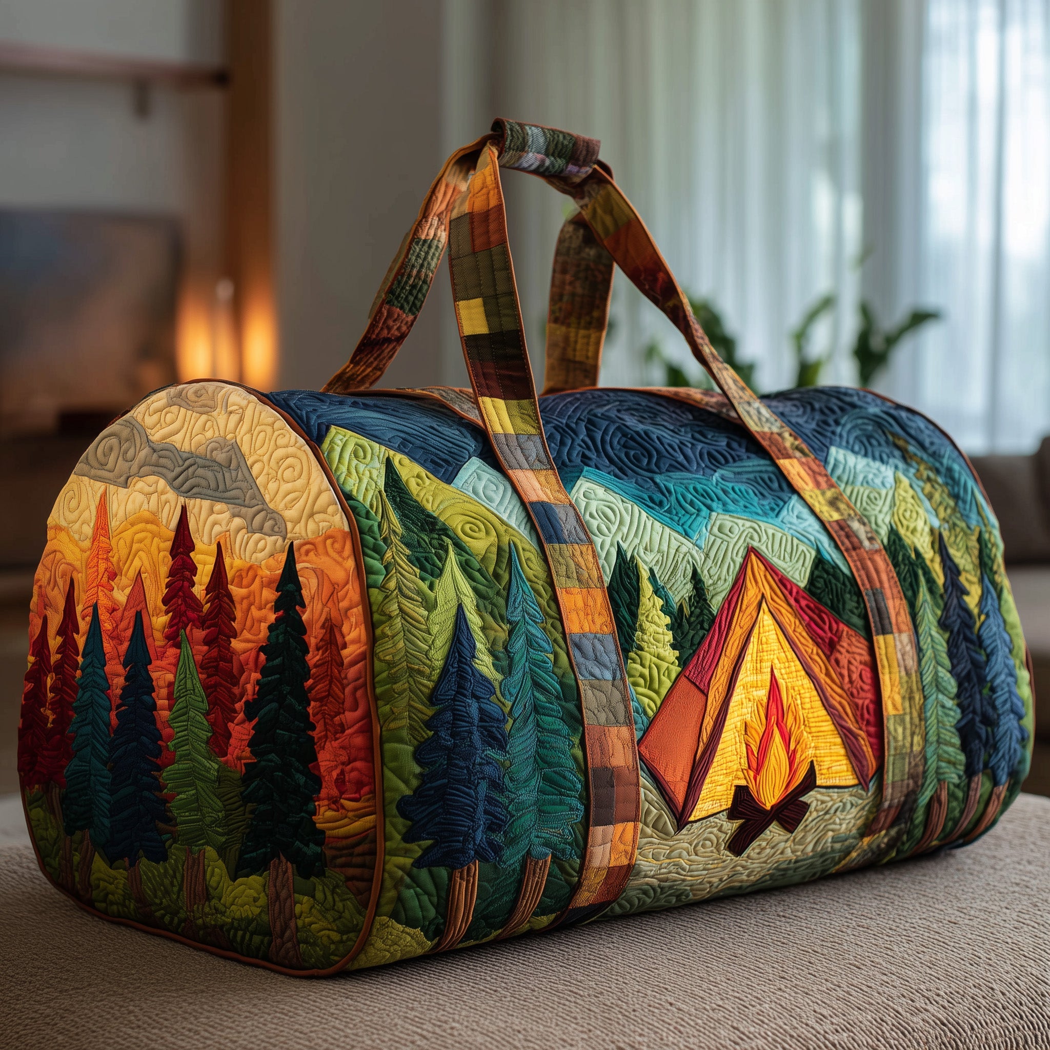 Camper Quilted Duffle Bag Practical And Versatile