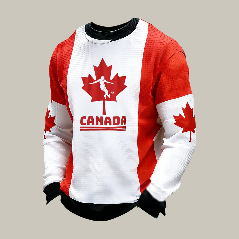 Canada 2026 Fifa World Cup Long Sleeve Shirt Let's Go Canada We Can Soccer Apparel