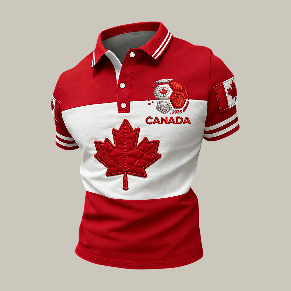 Canada 2026 FIFA World Cup Polo Shirt Game Day Clothing 2026 World Cup Gear