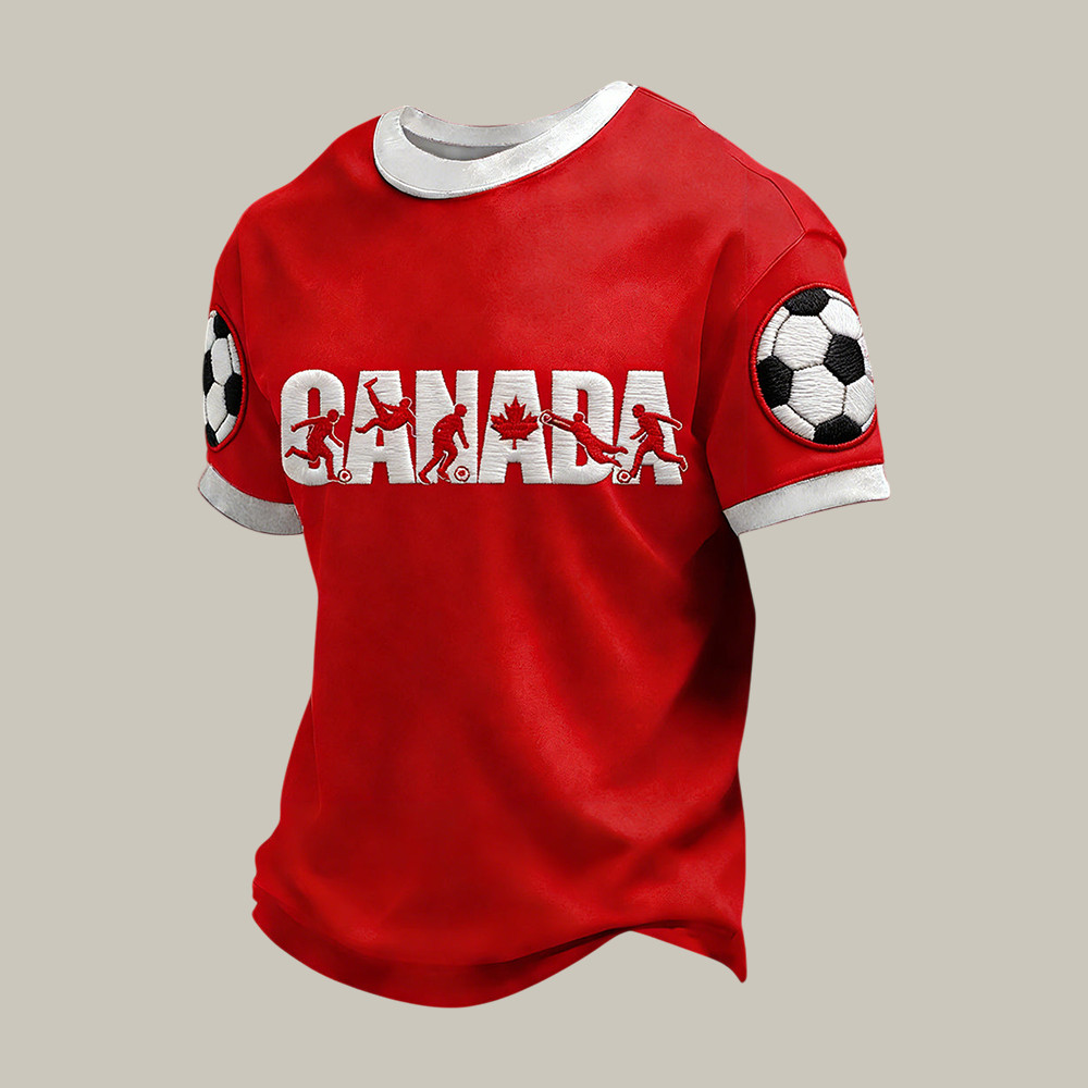 Canada 2026 FIFA World Cup Soccer T-Shirt Game Day 2026 World Cup Clothes Soccer Gear