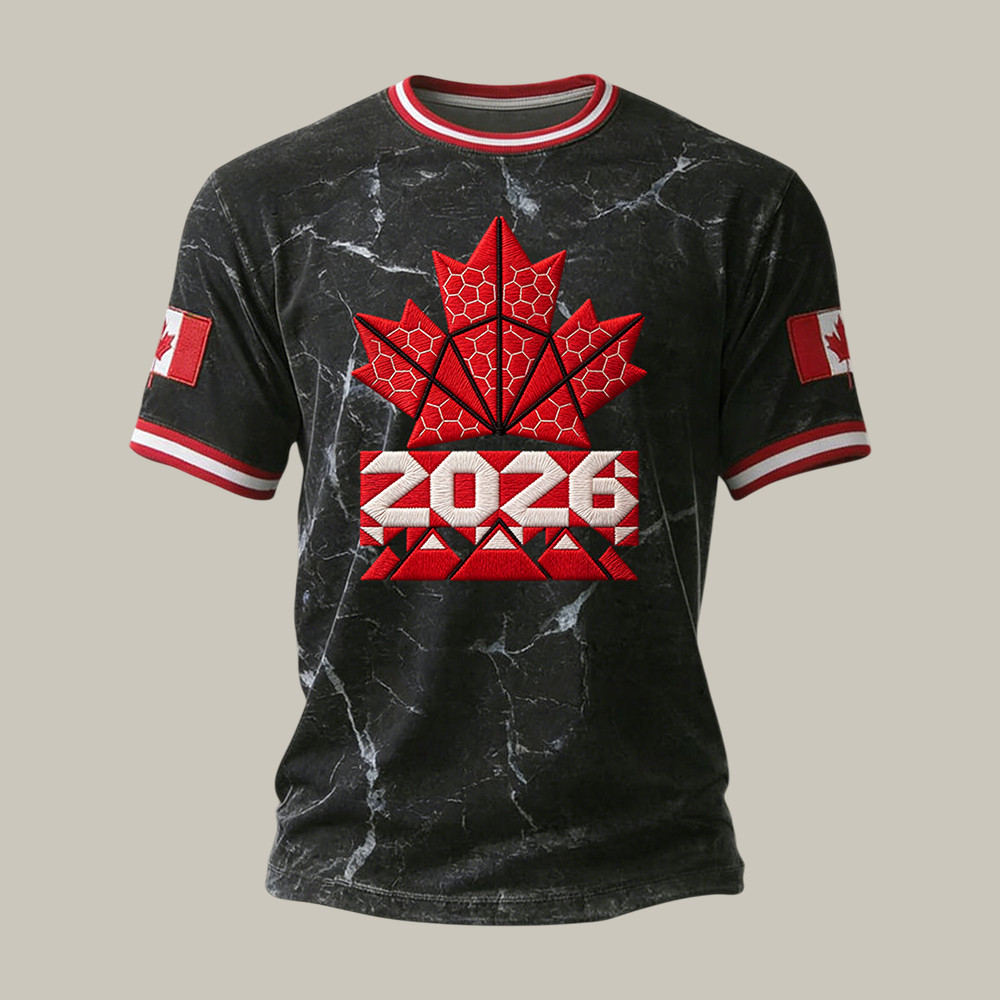 Canada 2026 FIFA World up Maple Leaf T-Shirt Game Day Soccer Clothes Best Fan Gift