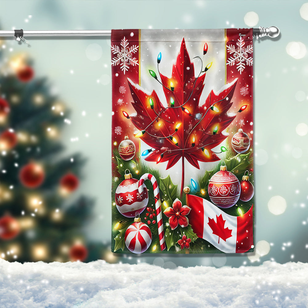 Canada Christmas Flag