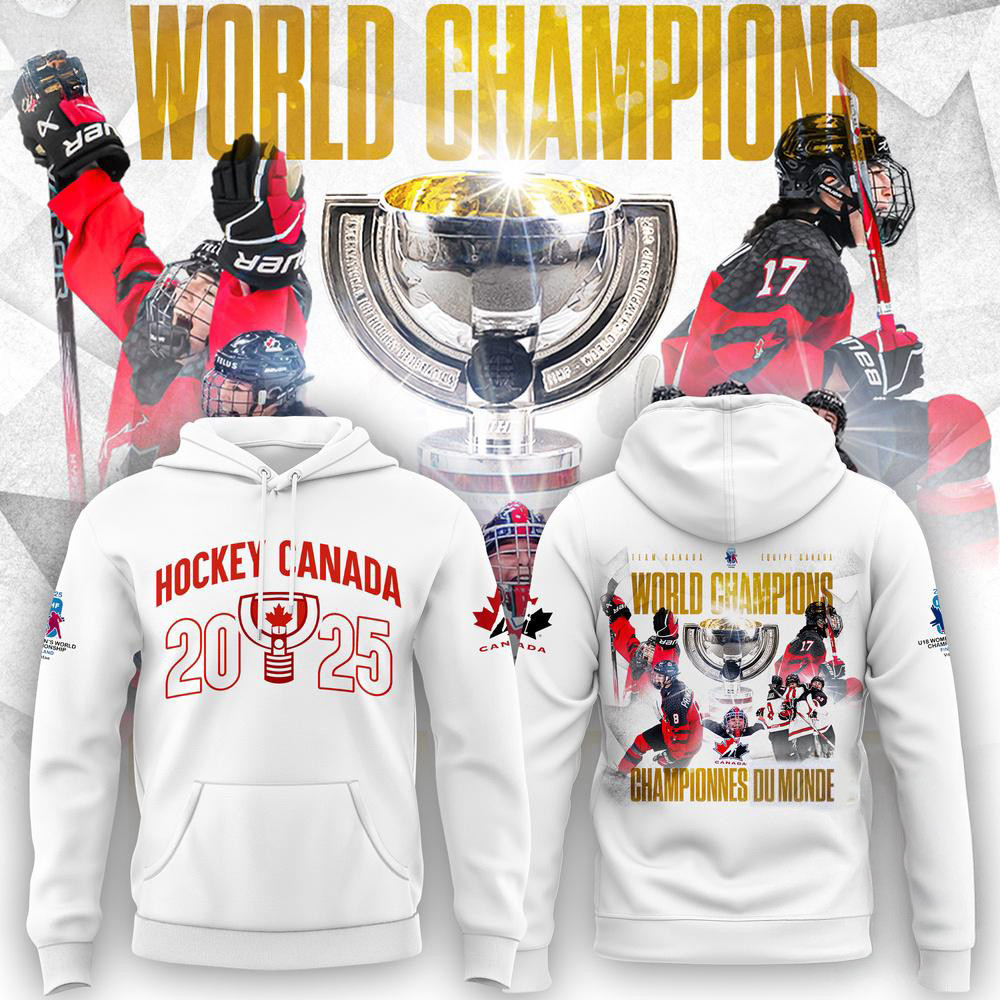 Canada Hockey 2025 Champions Hoodie Gifts For Canada Hockey Fan