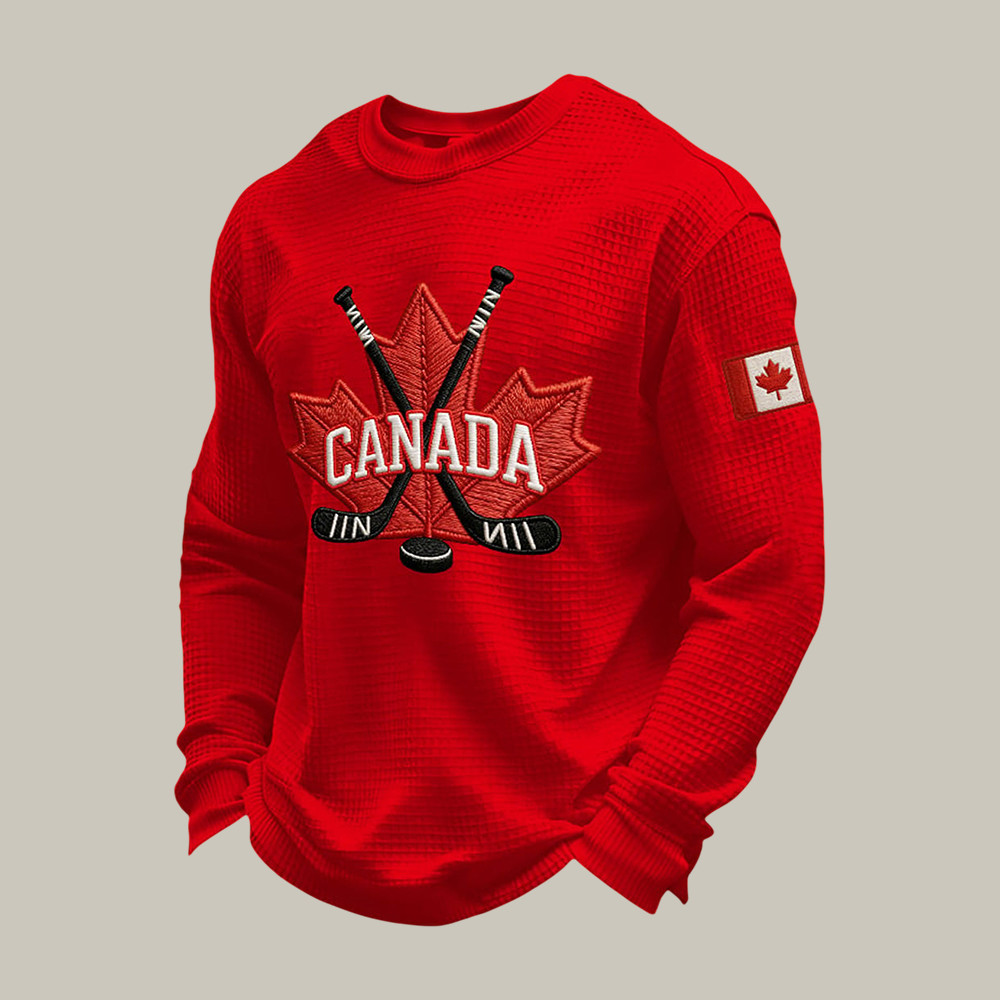 Canada Hockey Long Sleeve Shirt Milano Cortina 2026 Winter Olympic Apparel Gift For Dad