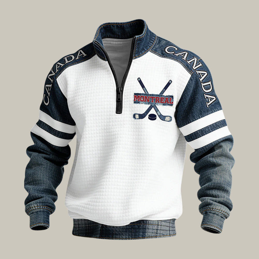 Canada Hockey Team Quarter Zip Sweatshirt 2026 Winter Olympic Merch Gift For Brother