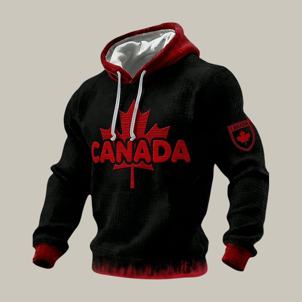 Canada Ice Hockey Maple Leaf Hoodie 2026 Winter Olympic Hockey Hooded Sweatshirt Gift For Fan