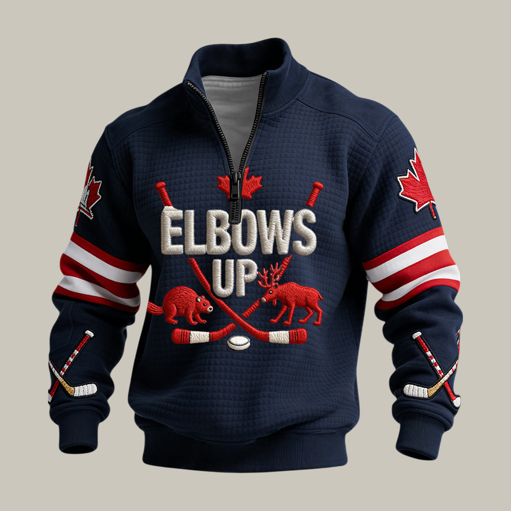 Canada Ice Hockey Team Quarter Zip Sweatshirt Milano Cortina 2026 Winter Olympic Apparel Fans Gear