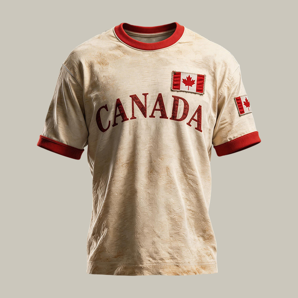 Canada Inspired Hockey T-Shirt Milano Cortina 2026 Winter Olympic Clothes Gift For Father