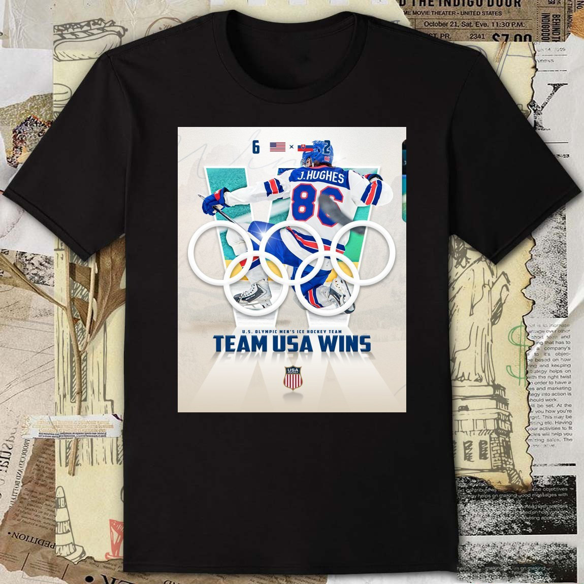 Canada VS USA Men's Hockey Gold Medal Matchup 2026 Olympic Graphic T-Shirt Best Gift For Fans