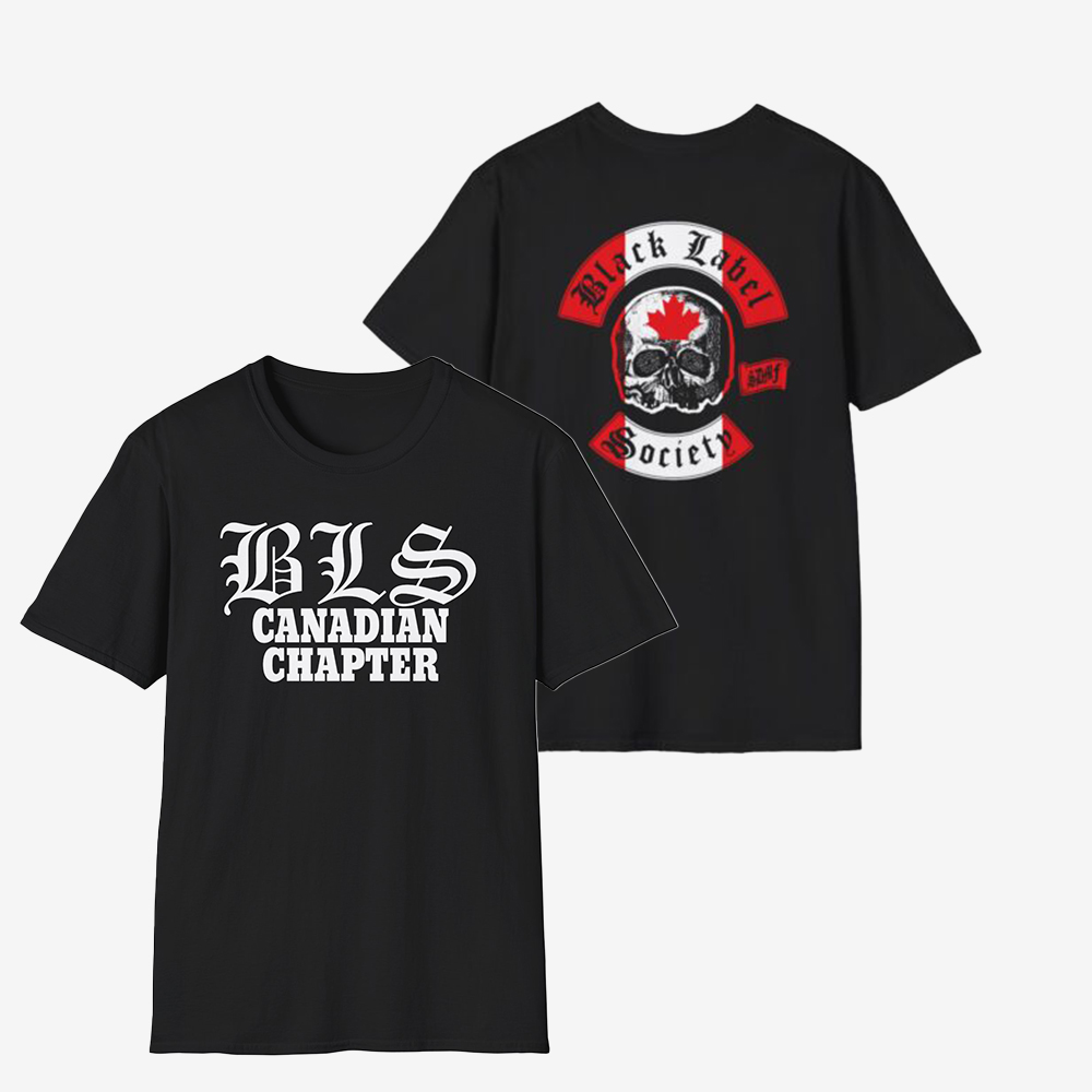 Canadian Chapter Black Label Society T-Shirt Zakk Wylde Clothes Unique Presents For Him