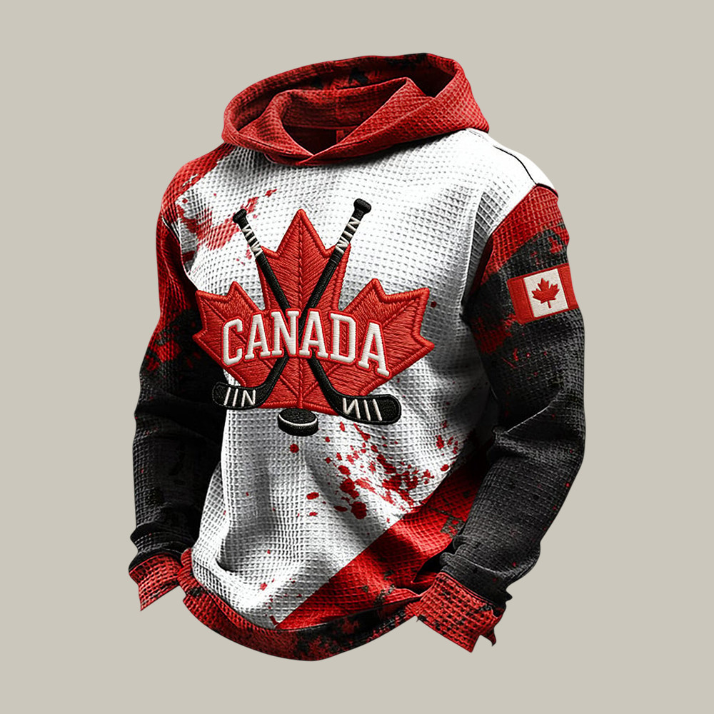 Canadian Ice Hockey Hoodie Milano Cortina 2026 Winter Olympic Apparel Father's Day Gift