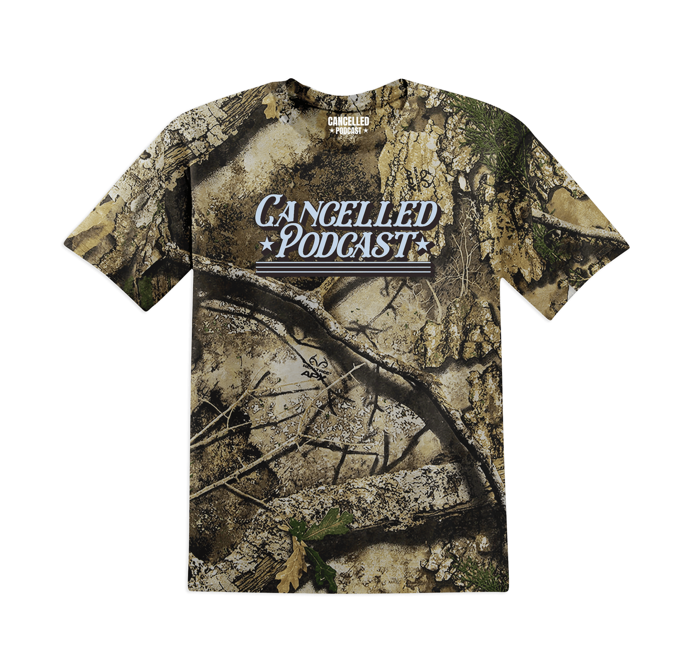 Cancelled Podcast Merch T-Shirt Cancelled Podcast Camo Tee Gifts For Music Fan