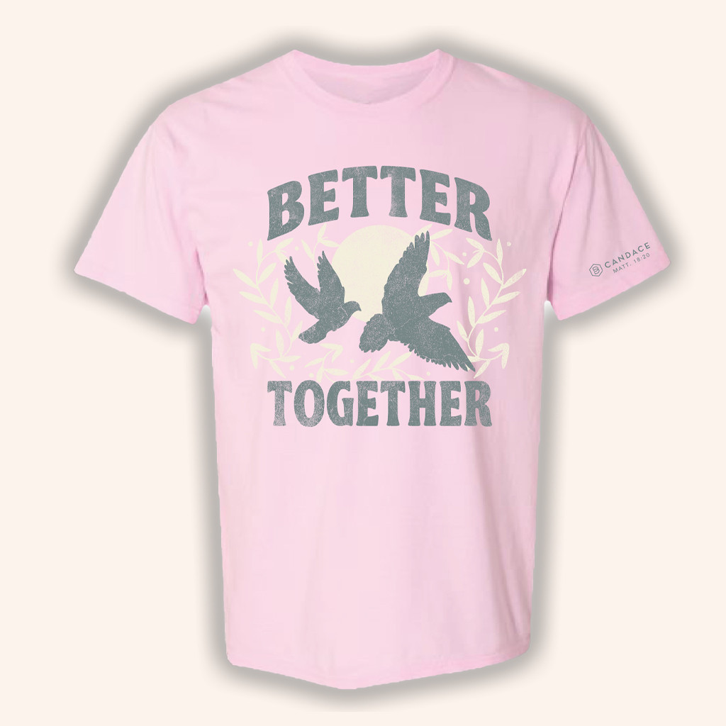 Candace C Bure Merch Better Together Dove T-Shirt Gift Ideas For Wife