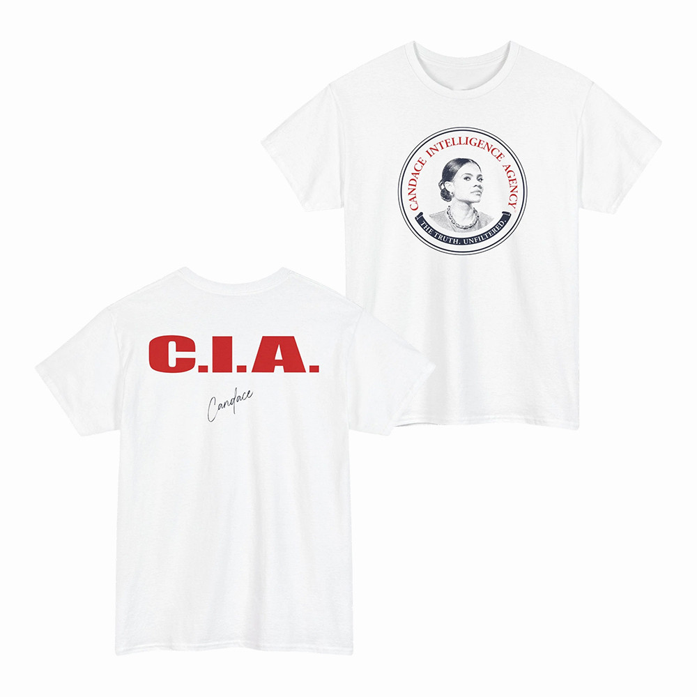 Candace Intel CIA Signature T-Shirt Candace Owens Clothes Cool Gift For Friends