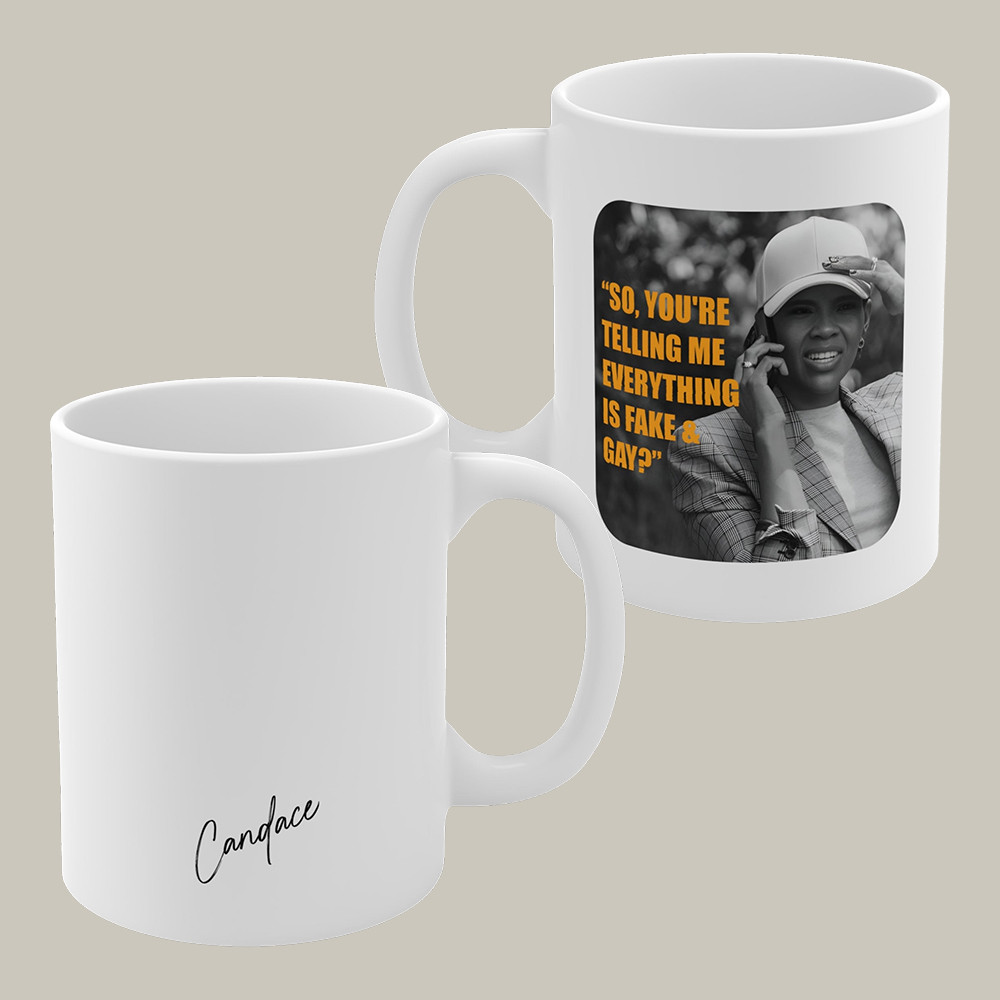 Candace Owens Fake & Gay Mug Candace Owens Coffee Cup Unique Gift For Protesters