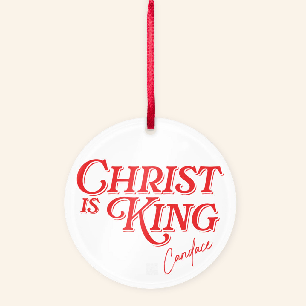 Candace Owens Merch Christ Is King Acrylic Ornament Christmas Tree Decorations Candace Owens Merch Christ Is King Acrylic Ornament Christmas Tree Decorations