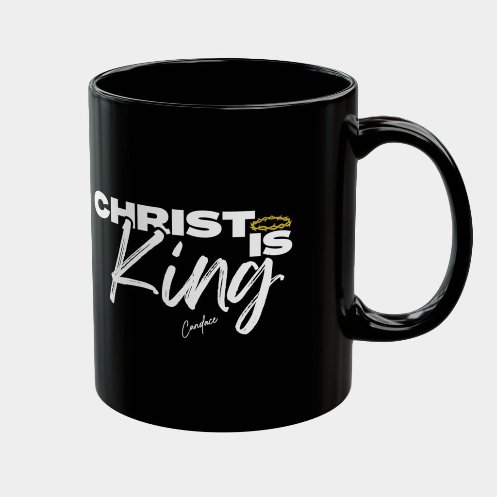 Candace Owens Merch Christ Is King Mug Candace Owens Mug Gifts For Christian-1