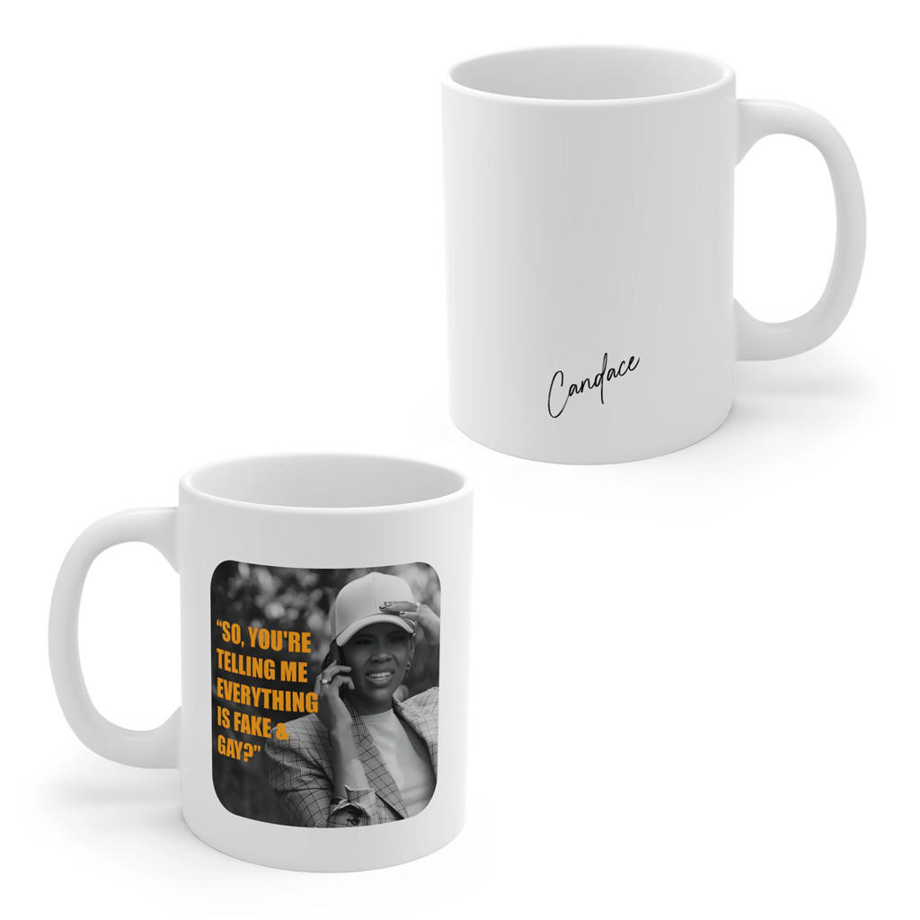 Candace Owens Merch Fake And Gay Mug Candace Owens Mug Gift Ideas For Wife