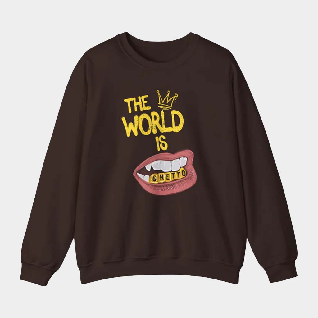 Candace Owens Merch The World Is Ghetto Crewneck Candace Owens Sweatshirt Gift For Wife Candace Owens Merch The World Is Ghetto Crewneck Candace Owens Sweatshirt Gift For Wife