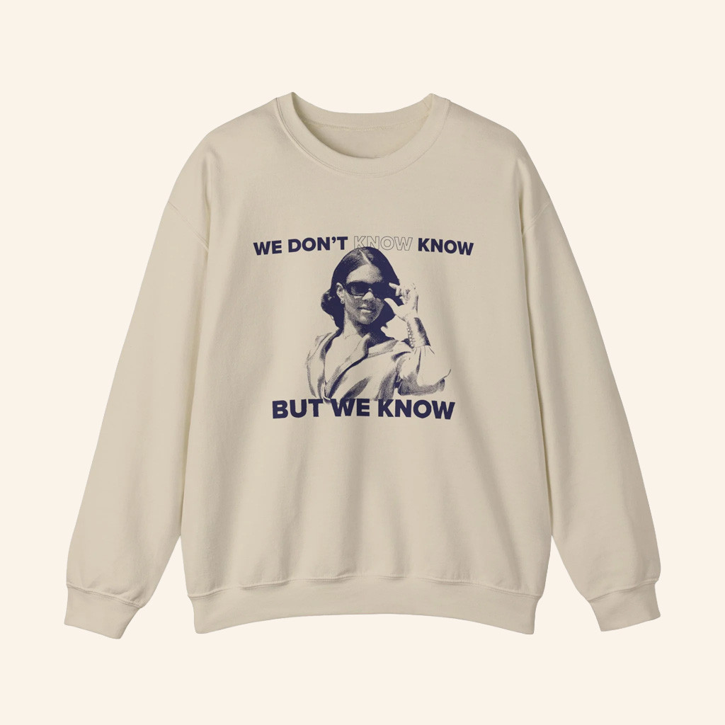 Candace Owens Merch We Know Glasses Crewneck Sweatshirt Gifts For Mom Candace Owens Merch We Know Glasses Crewneck Sweatshirt Gifts For Mom