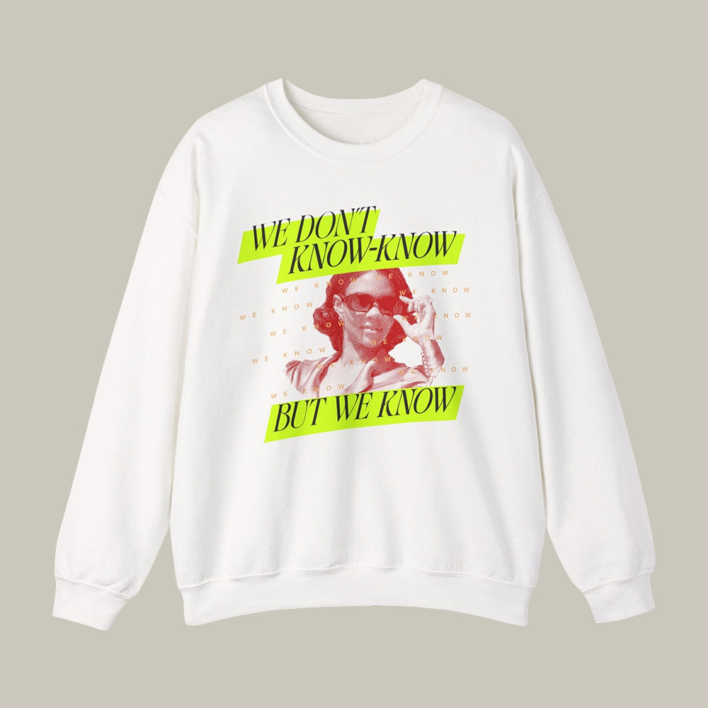Candace Owens Merch We Know Neon Sweatshirt Candace Owens Fan Merch Best Gift For Her