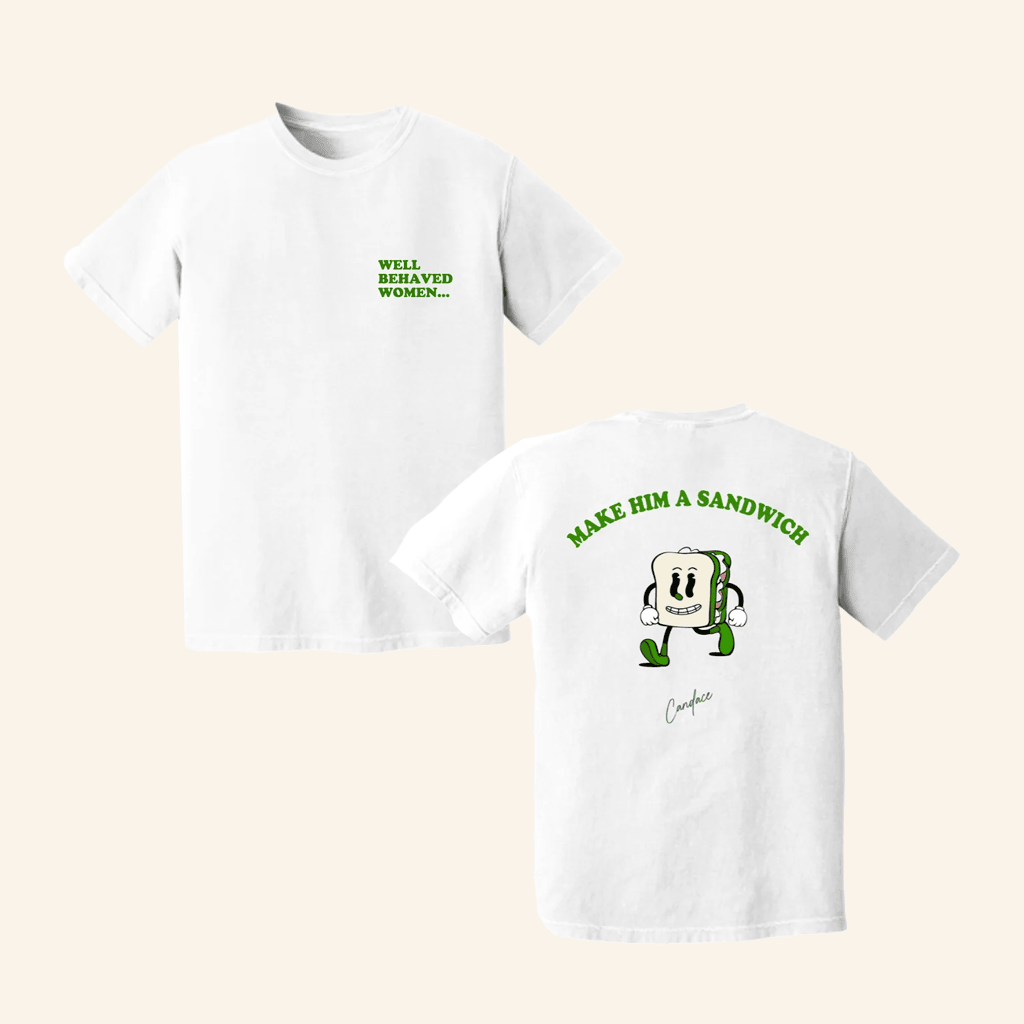 Candace Owens Merch Well Behaved Women T-Shirt Make Him A Sandwich Shirt Friends Gifts Candace Owens Merch Well Behaved Women T-Shirt Make Him A Sandwich Shirt Friends Gifts
