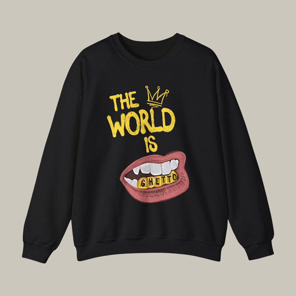 Candace Owens The World Is Ghetto Sweatshirt Candace Owens Apparel Political Gift Idea