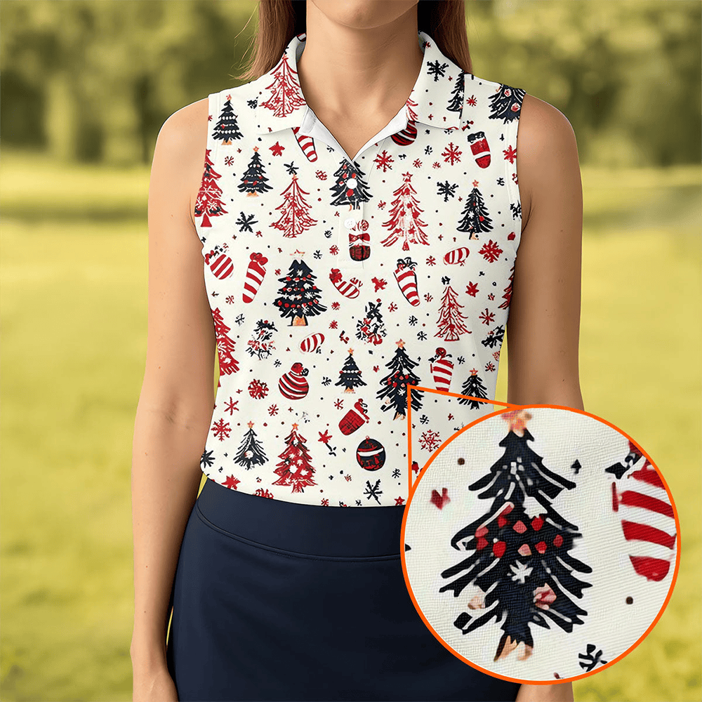 Candy Canes Tank Top Christmas Apparel Christmas Themed Shirt Xmas Gifts For Golf Players