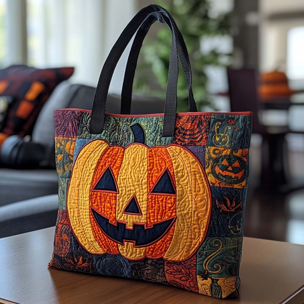 Candy Chase Quilted Tote Bag Halloween Gift Ideas For Adults