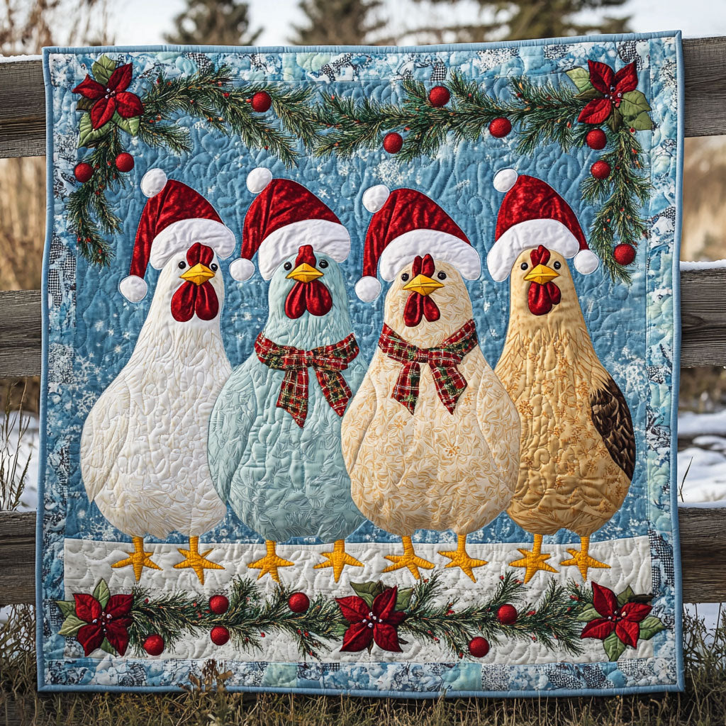 Candy Chicken Quilt Blanket Christmas Blanket Christmas Chicken Novelty Gifts