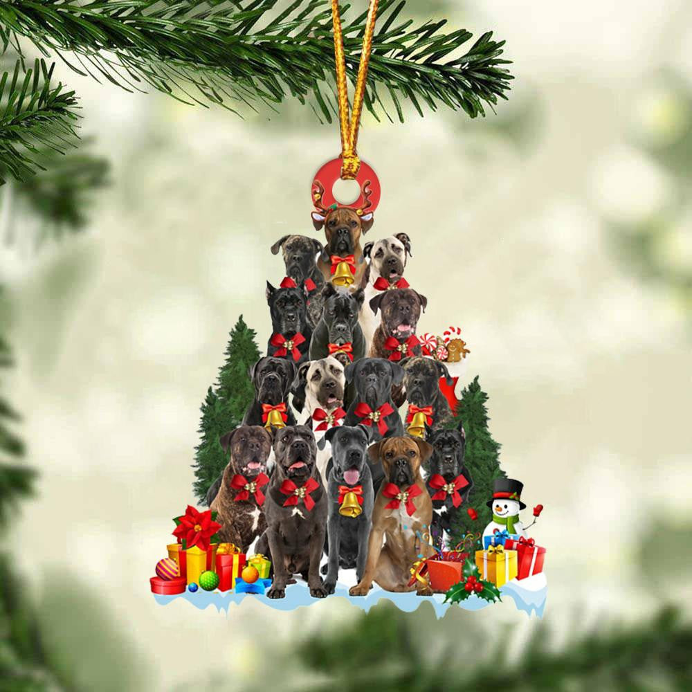 Cane Corso Dog Christmas Tree Ornament Dog Gifts Acrylic Ornament Dog Gifts Acrylic Ornament