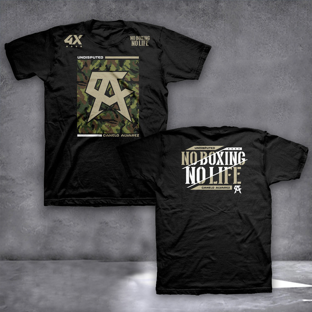 Caneko Alvarez No Boxing No Life Camo T-Shirt Gifts For The WWE Enthusiast