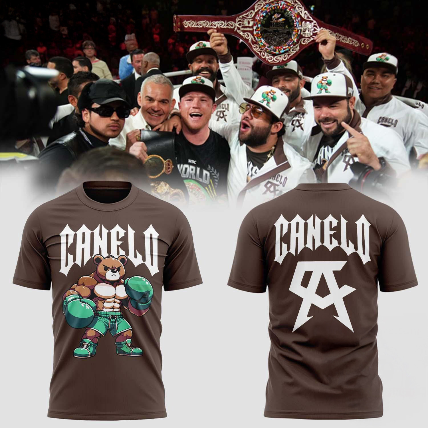 Canelo Alvarez Shirt Canelo Bear T-Shirt Gifts For Boxer Fans