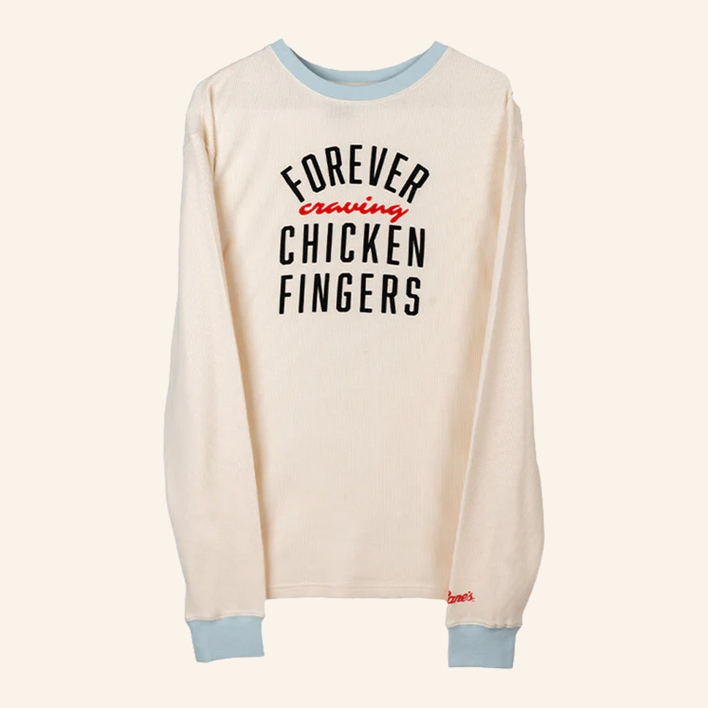 Canes Merch Forever Craving Chicken Fingers Long Sleeve Shirt Gifts For Besties