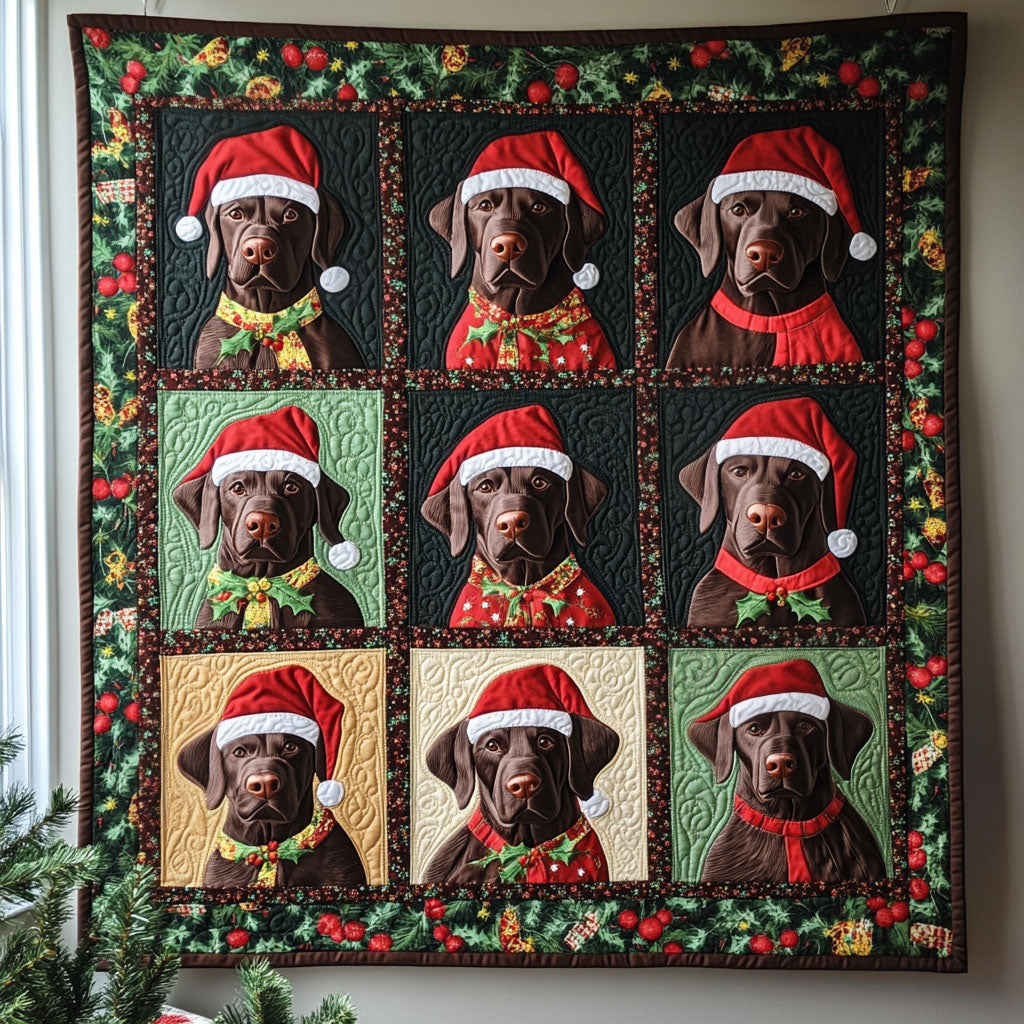 Canine Charm Quilted Blanket Labrador Retriever Blanket Dog Gift Ideas For Dog Owners