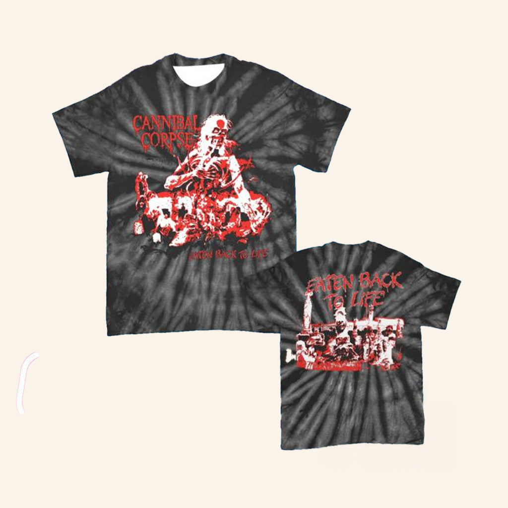 Cannibal Corpse Merch Eaten Back To Life Bootleg T-Shirt Spider Black Dye Gifts For Fans Cannibal Corpse Merch Eaten Back To Life Bootleg T-Shirt Spider Black Dye Gifts For Fans