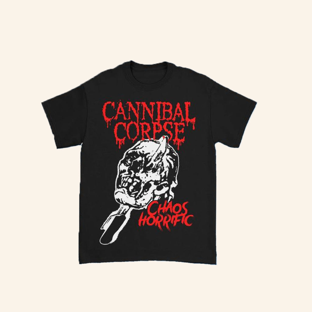 Cannibal Corpse Merch Ice Pick Skull T-Shirt Gifts For Husband Cannibal Corpse Merch Ice Pick Skull T-Shirt Gifts For Husband