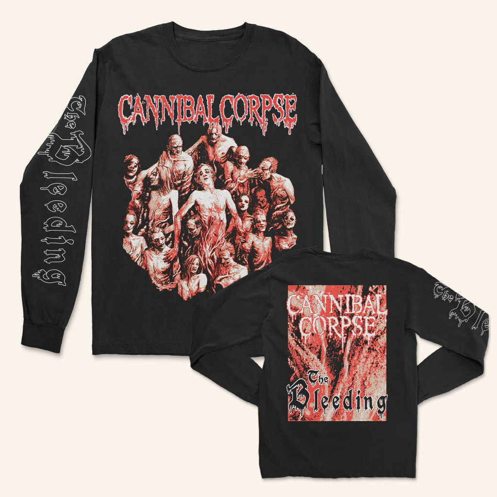 Cannibal Corpse Merch The Bleeding Long Sleeve Shirt Gifts For Husband Cannibal Corpse Merch The Bleeding Long Sleeve Shirt Gifts For Husband