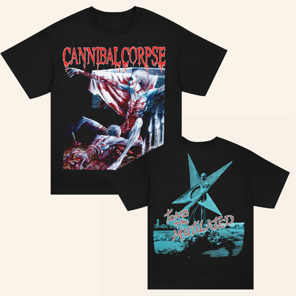 Cannibal Corpse Merch Tomb Of The Mutilated Black T-Shirt Gift Ideas For Music Lovers Cannibal Corpse Merch Tomb Of The Mutilated Black T-Shirt Gift Ideas For Music Lovers